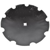 Taler disc crestat UTB 660x6 mm cu prindere patrata 37 mm