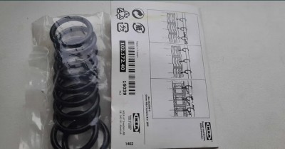 Set inele perdea Ikea, 10 buc foto