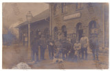 5544 - GALBINASI, Buzau, Railway Station - old postcard, real Photo - unused, Necirculata, Fotografie