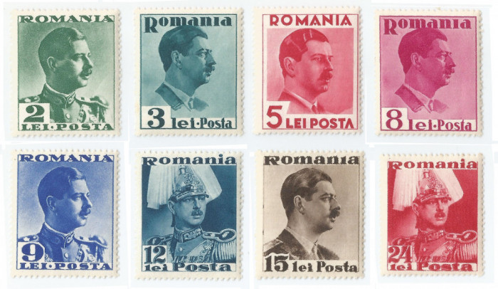 Romania, LP 140/1940, Carol II - culori schimbate (uzuale), MNH