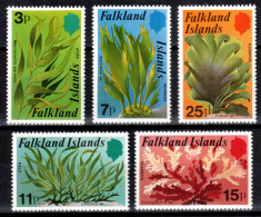 Falkland 1979, Mi #279-283**, flora, plante subacvatice, MNH! Cota 4,50 &amp;euro;! foto
