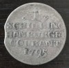 Moneda Hamburg - 1 Schilling Courant 1795 - Argint, Europa