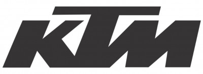 Sticker Moto KTM 14x4.5cm Negru foto