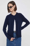 United Colors of Benetton cardigan din lana culoarea albastru marin, light