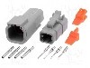 Conector auto, ATM, 4 pini, AMPHENOL - ATM4PS-CKIT