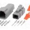Conector auto, ATM, 4 pini, AMPHENOL - ATM4PS-CKIT