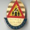 Insigna Pionieri PATRULA SCOLARA DE CIRCULATIE varianta 4.5 x 3.5 cm dimensiune