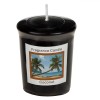 Lum&acirc;nare Parfumată, Votivă, Aromă Nucă de Cocos, Parafină, Negru, 4.5x5cm, Oem
