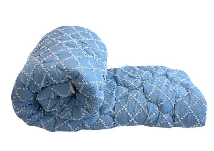 Pilota Duo Comfort Azure 200A 220, Somnart, matlasata, umplutura medie-groasa 300 gr mp, pentru primavara , toamna