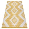 Covor ECO SISAL BOHO MOROC Caro 22312 franjuri - două niveluri de l&acirc;nă galben / cremă, covor reciclat, 194x290 cm