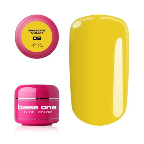 Gel UV Silcare Base One Color - Juice Yellow 02, 5g