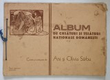 ALBUM DE CUSATURI SI TESATURI NATIONALE ROMANESTI , create si compuse de ANI si OLIVIA SIRBU , 1929