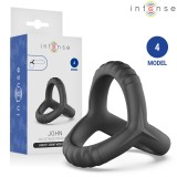 Intense For Him-John Inel Triplu Ajustabil pentru Penis Model 4