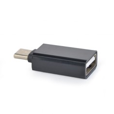 ADAPTOR GEMBIRD, pt. smartphone, USB 2.0 Type-C (T) la USB 2.0 (M), negru, &quot;CC-USB2-CMAF-A&quot; (timbru verde 0.08 lei)