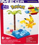 POKEMON MEGA SET DE CONSTRUCTIE PLAJA LUI PIKACHU SuperHeroes ToysZone, Mattel