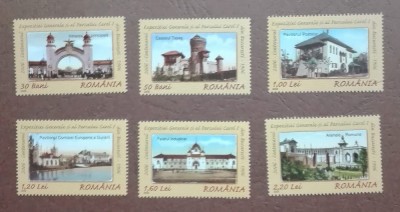 TIMBRE ROMANIA MNH LP1724/2006 Centenar Expozitia Generala si a Parcului Carol I foto