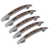 Cumpara ieftin Set 5 Manere din plastic, 2108-06, lungime 148 mm, distanta gauri 96 mm, cires