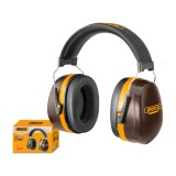 Casti Protectie Fonica Industrial HEM3328 &ndash; SNR 33dB, NRR 26dB, Carcasa Dubla ABS, Banda Reglabila, Set cu Dopuri SNR 38dB