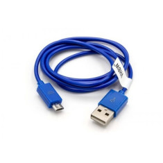 Cablu de date USB Micro-USB 1.0 metru albastru &icirc;nchis