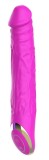 Vibrator Realist David Silicon Silent Mode 10 Moduri USB Fuchsia 22 cm Guilty Toys, Glamour