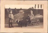 HST P2/784 Copii cu căruță de jucărie, studio Czecz, Bela Crkva, Biserica Albă