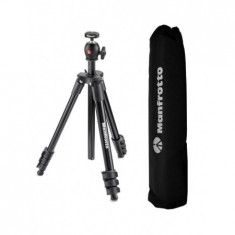 Kit trepied Manfrotto Compact Light Black foto