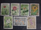 kyrgyzstan 1994 flori, plante serie 7v. Stampilată