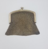 Superb portmoneu vechi manufacturat din argint, Ornamentale