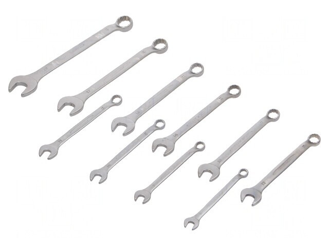 Set Chei Cotită Combinată 10 Bucăți