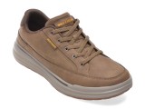 Pantofi sport SKECHERS BARBATI maro, STERLING, Piele Ecologica, Memory Foam, Air-Cooled