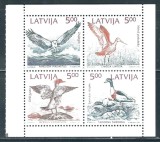 Letonia 1992 - Păsări, bloc neuzat