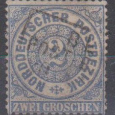 Germania - nord postbezirk, 1868, stampilat (G1)