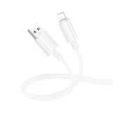 CABLU alimentare si date Borofone &quot;BX112&quot;, Fast Charging Data Cable pt. smartphone, USB la Iphone Lightning, 1m, alb &quot;6941991116360&quot; (timbru verde 0.1