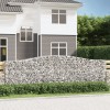 Gossi cosuri gabion arcuite 10 buc, 400x50x120/140cm, fier galvanizat