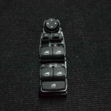 Buton Geam Usa Stanga Fata BMW X5 F15 F85 2013 Argintiu Aluminiu OEM 9297349 1732536