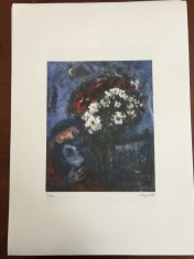 Litografie Marc Chagall 50x70 editie SPADEM foto