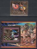 Guineea 1987 - Jocurile Olimpice - Seul, Serie + Colita, Folie de aur, PA, MNH, Nestampilat