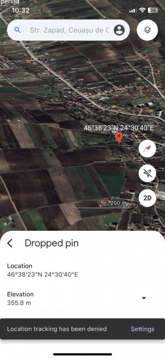 5284 mp, teren constructie in Ceuasu de Campie, jud Mures