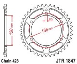 Cumpara ieftin Pinion Transmisie Spate JT Sprockets JTR1847 57 dinti TDR125 Echivalent 18170057, 396197, 0546003, 182069