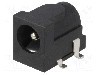 Conector alimentare DC, 12V DC, {{Numarul de pini}} pini, seria {{Seria producatorului}}, 5,5/2,1mm. CLIFF - DC10AST (FC68148ST)