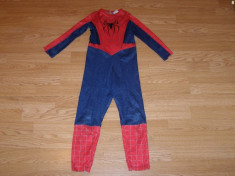 costum carnaval serbare spiderman pentru copii de 4-5-6 ani foto