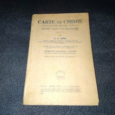 G A DIMA - CARTE DE CHIMIE MANUAL 1946