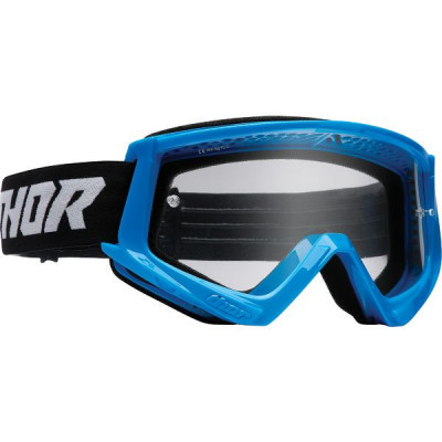 MBS Ochelari Thor Combat Racer, albastru/negru, sticla fumurie, Cod Produs: 26012703PE foto