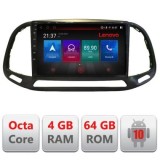 Navigatie Fiat Doblo 2015-2018 E-DOBLO15 Octa Core cu Android Radio Bluetooth Internet GPS WIFI DSP 4+64GB 4G CarStore Technology