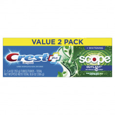 Set 2x Paste de Dinti Crest Scope Outlast + Whitening ? 153gr (Double Pack) foto