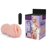 Masturbator Pussy Tracey cu Vibratii Realistic Skin 13.5 cm, DREAM Toys