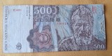 Romania 500 Lei 1991 - Cinci sute lei - CINCI SUTE LEI, Bancnota veche seria E