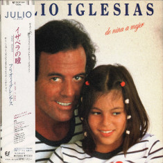 Vinil "Japan Press" Julio Iglesias – De Niña A Mujer (VG++)