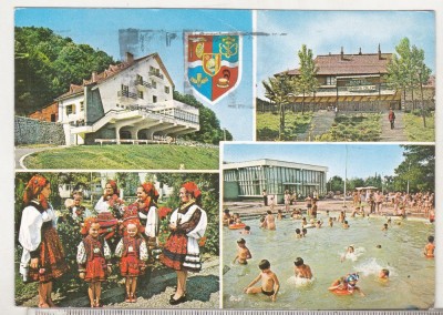 bnk cp Jud Satu Mare - Vedere - circulata - marca fixa foto