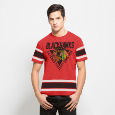 Chicago Blackhawks tricou de bărbați Faceoff Rebound Tee - M